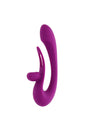Playboy - Cha Cha Slide Dual Vibrator With Adjustable Clitoral Shaft - Purple - Stag Shop