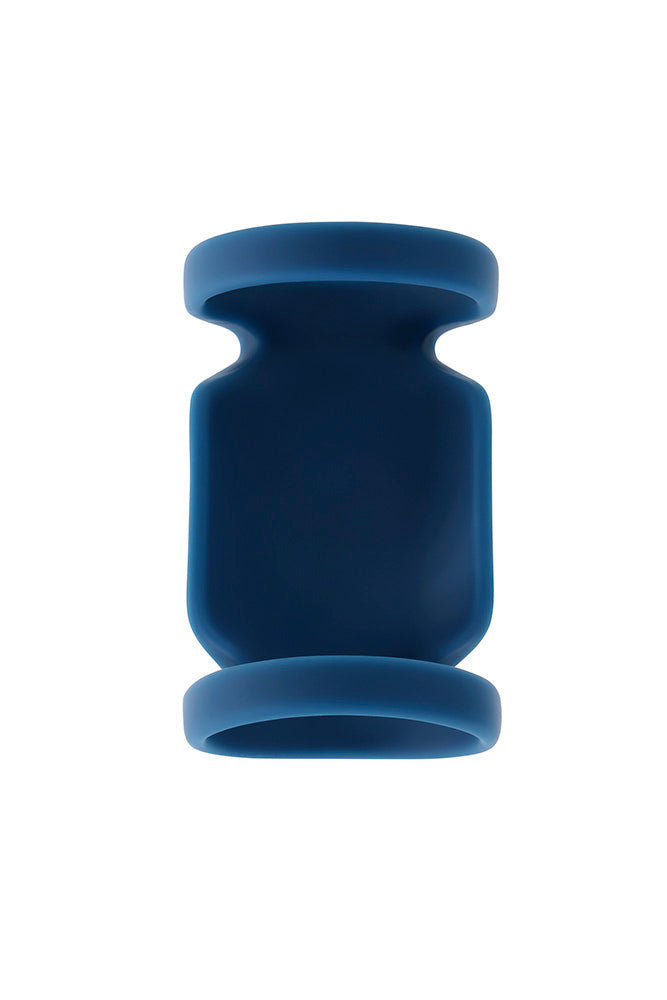 Playboy - Jet Pack Dual Ring Penis Vibrator - Blue - Stag Shop