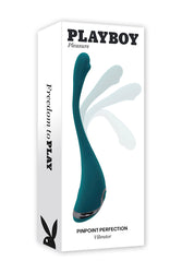 Playboy - Pinpoint Perfection G-Spot Vibrator - Teal - Stag Shop