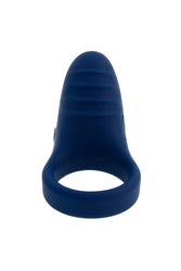 Playboy - Pleasure Point Vibrating Cock Ring - Blue - Stag Shop