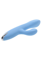 Playboy - Up & Away Thrusting Rabbit Vibrator - Sky Blue - Stag Shop