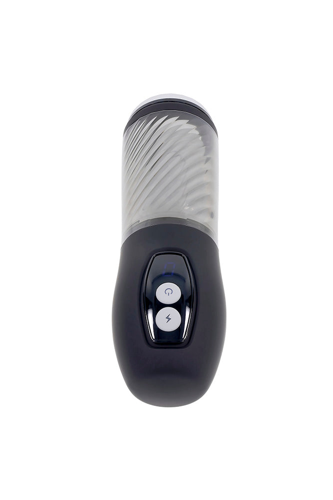 Playboy - Whirlwind Thrusting & Spinning Stroker - Black/Frost - Stag Shop
