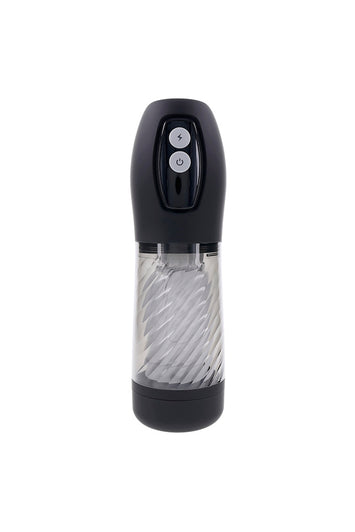 Playboy - Whirlwind Thrusting & Spinning Stroker - Black/Frost - Stag Shop
