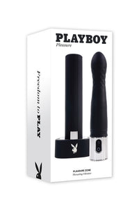 Thumbnail for Playboy - Pleasure Zone Thrusting Vibrator - Black - Stag Shop