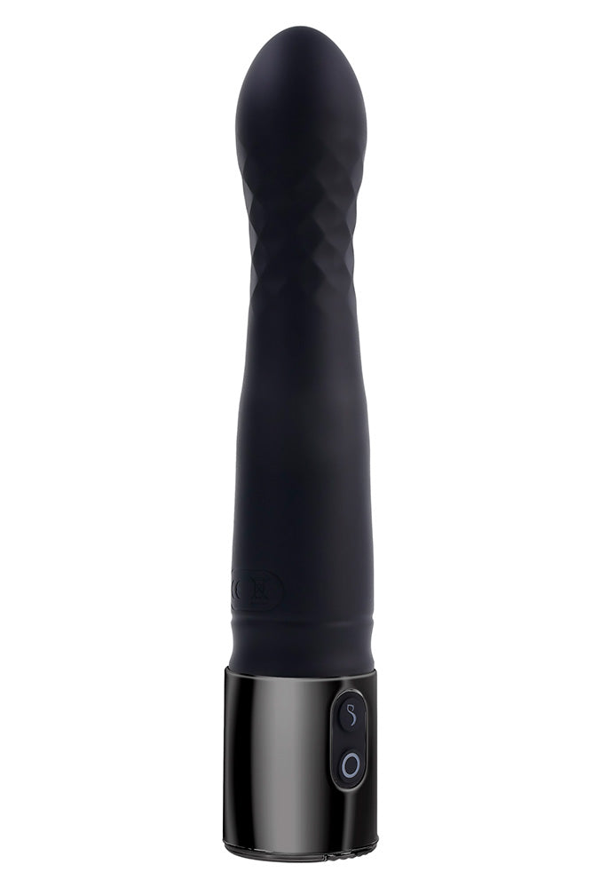 Playboy - Pleasure Zone Thrusting Vibrator - Black - Stag Shop