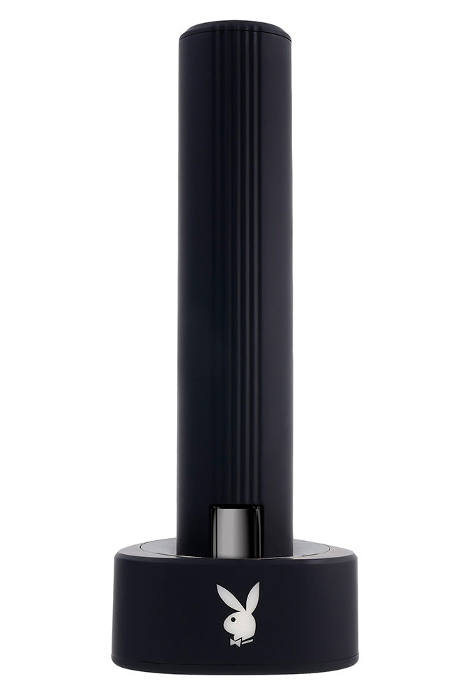 Playboy - Pleasure Zone Thrusting Vibrator - Black - Stag Shop