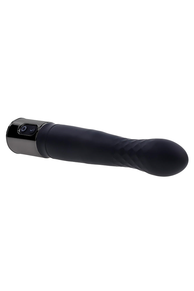 Playboy - Pleasure Zone Thrusting Vibrator - Black - Stag Shop