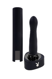 Thumbnail for Playboy - Pleasure Zone Thrusting Vibrator - Black - Stag Shop