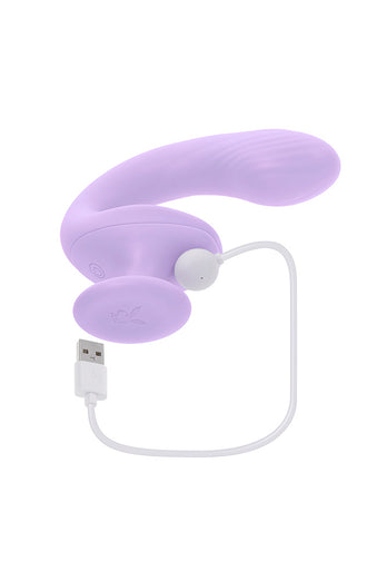 Playboy - Rev Me Up G-Spot Vibrator with Handle - Lilac - Stag Shop