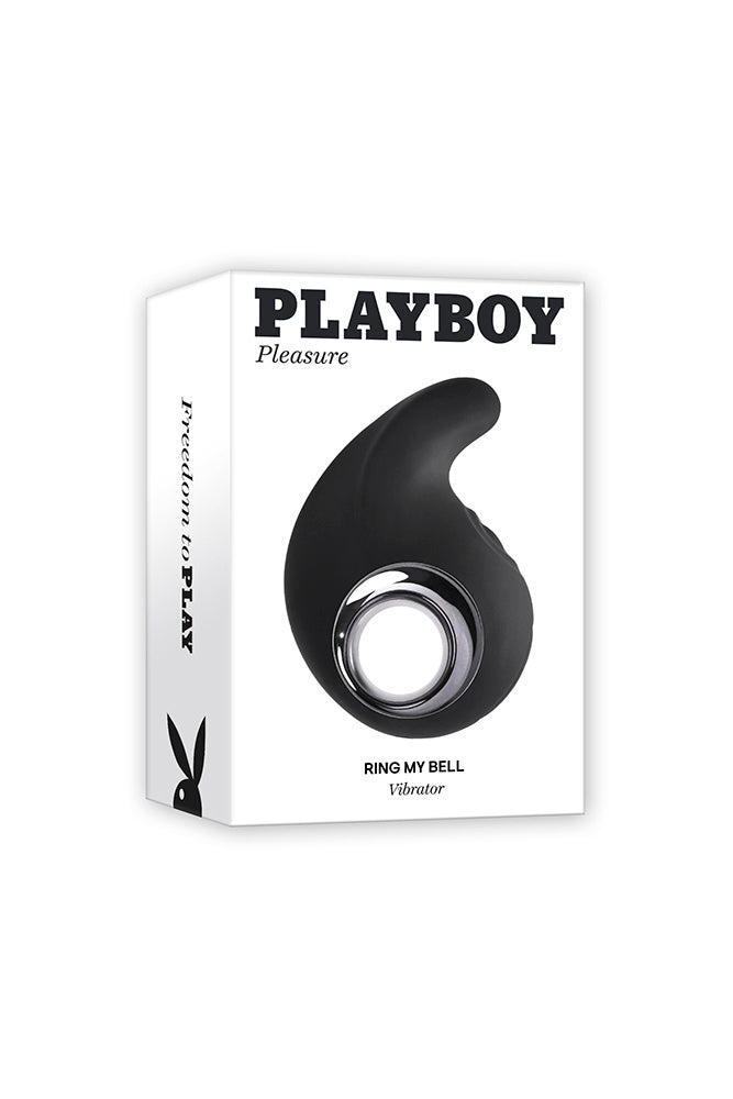 Playboy - Ring My Bell Tapping Vibrator - Black - Stag Shop
