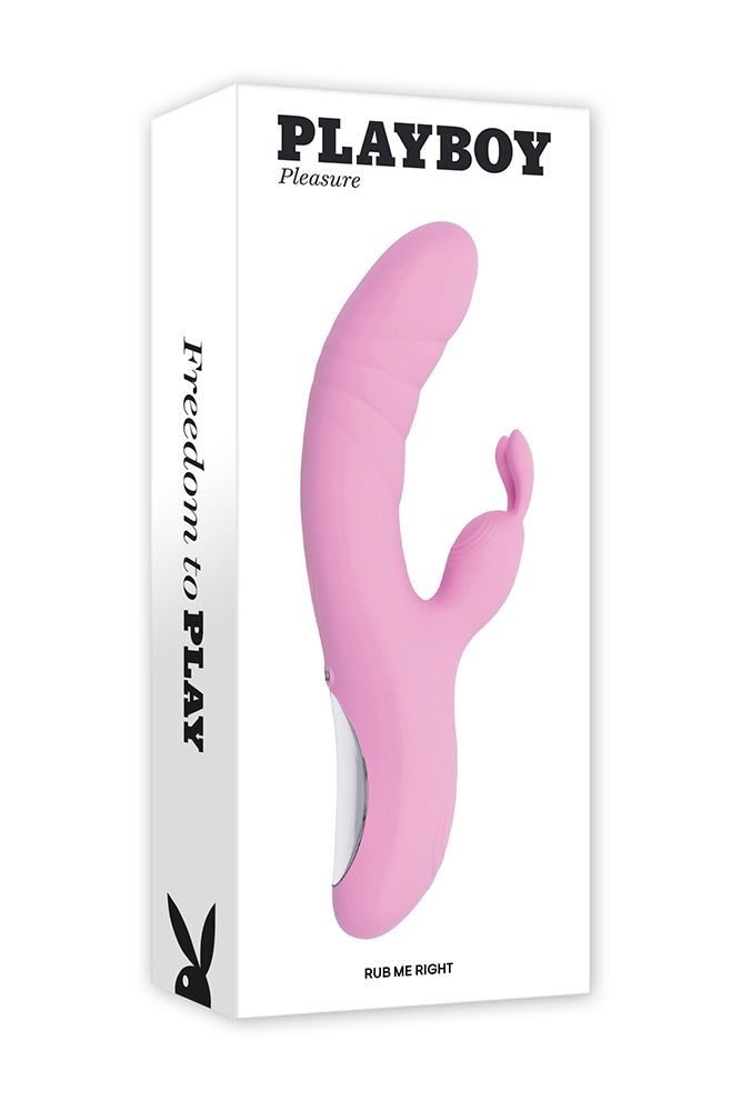 Playboy - Rub Me Right Thrusting G-Spot Vibrator - Stag Shop