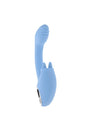 Playboy - Sapphire Sky Dual Vibrator With Double-Tongued Clitoral Stimulator - Stag Shop