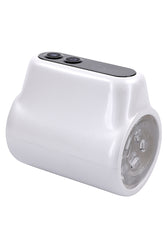 Playboy - Spin Doctor Vibrating & Spinning Stroker - White/Clear - Stag Shop