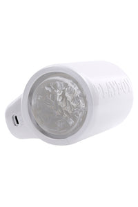 Thumbnail for Playboy - Spin Doctor Vibrating & Spinning Stroker - White/Clear