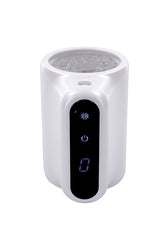 Playboy - Spin Doctor Vibrating & Spinning Stroker - White/Clear - Stag Shop