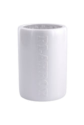Playboy - Spin Doctor Vibrating & Spinning Stroker - White/Clear - Stag Shop