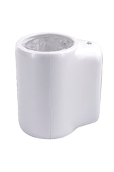 Playboy - Spin Doctor Vibrating & Spinning Stroker - White/Clear - Stag Shop