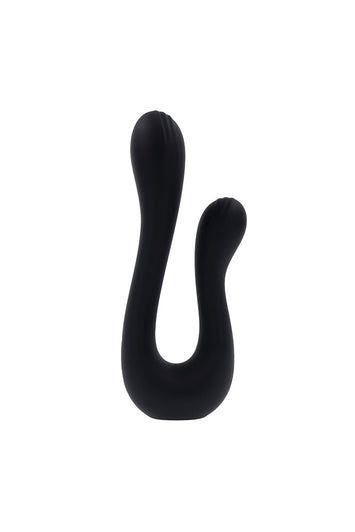 Playboy - The Swan Dual Vibrator - Black - Stag Shop