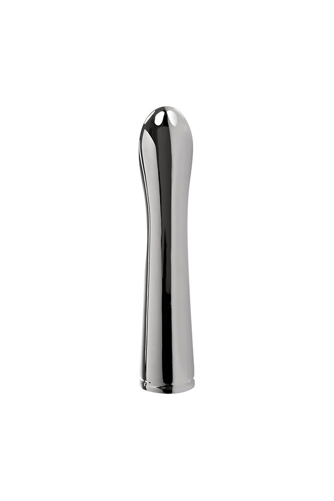 Playboy - Swoon Metal G-Spot Vibrator - Silver - Stag Shop