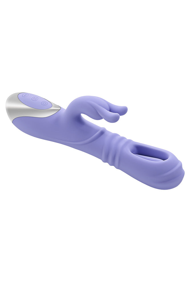 Playboy - Tap Me In Flapping & Thrusting Rabbit Vibrator - Stag Shop