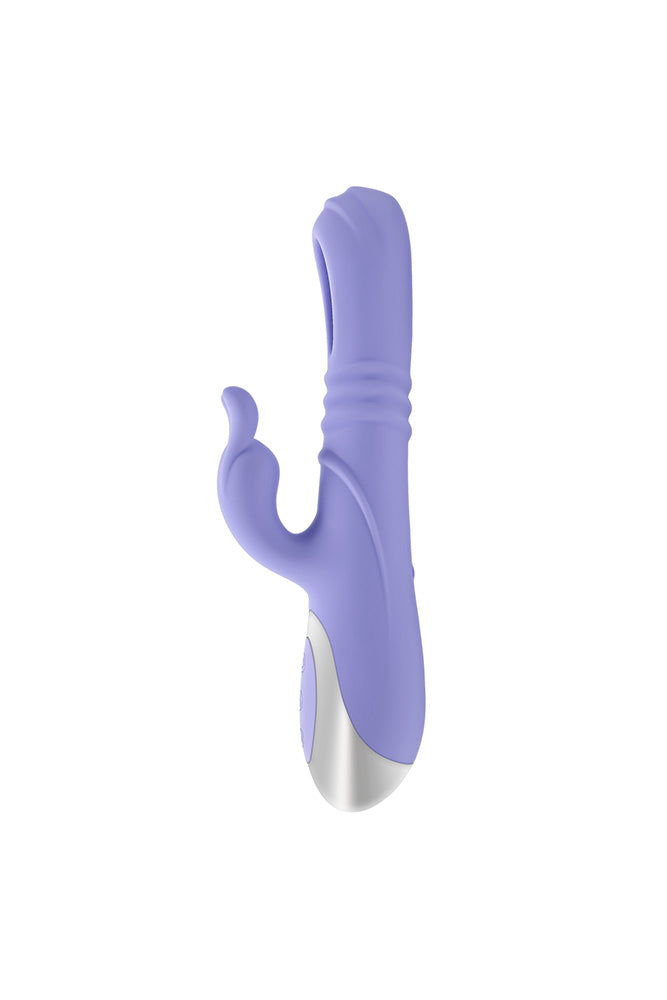 Playboy - Tap Me In Flapping & Thrusting Rabbit Vibrator - Stag Shop