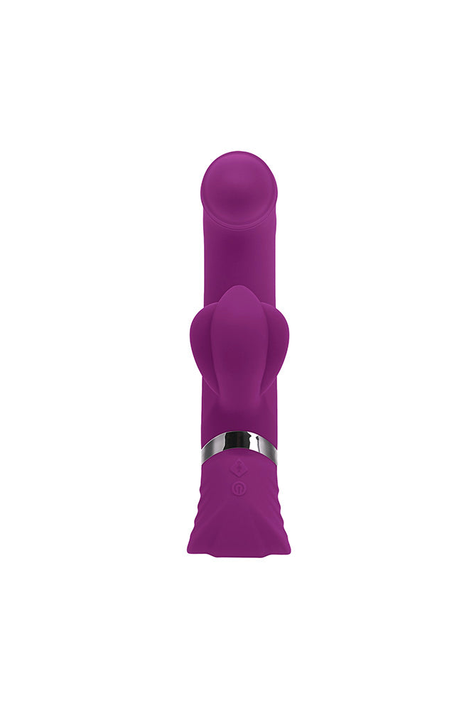 Playboy - Tap That Rabbit Vibrator With Tapping Shaft - Purple - Stag Shop