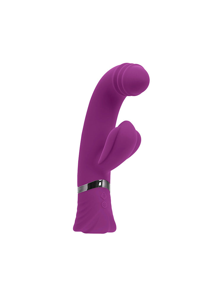 Playboy - Tap That Rabbit Vibrator With Tapping Shaft - Purple - Stag Shop