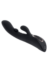 Playboy - That's The Spot Tapping Rabbit Vibrator - Black - Stag Shop