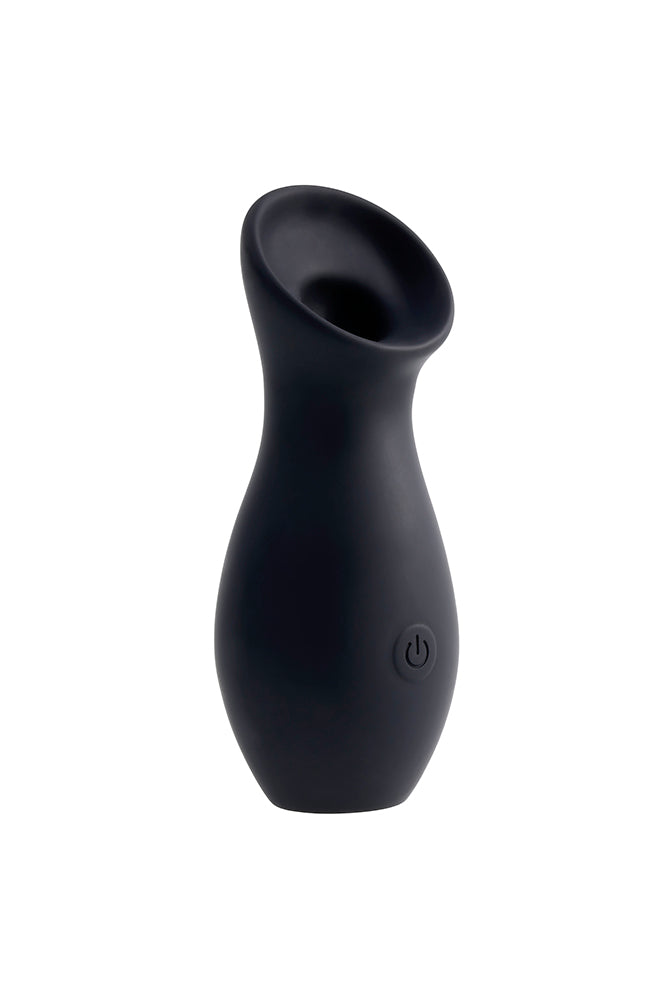 Playboy - The Jet Set - Sucker Travel Massager - Black - Stag Shop