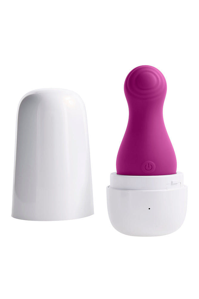 Playboy - The Jet Set - Tapping Travel Massager - Purple - Stag Shop