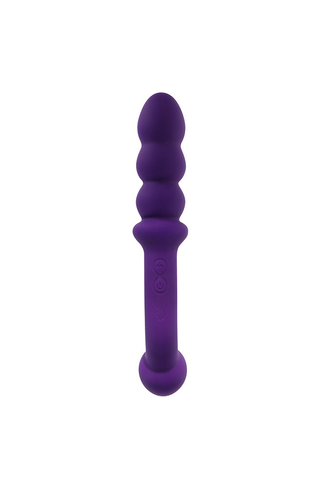 Playboy - The Seeker Double Ended Vibrator - Purple - Stag Shop