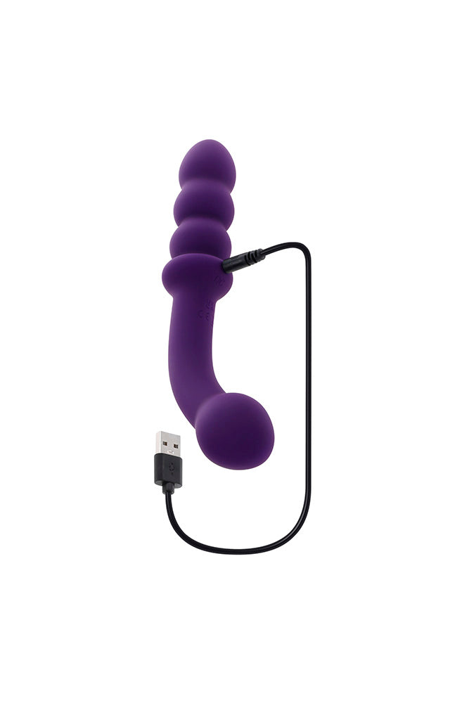 Playboy - The Seeker Double Ended Vibrator - Purple - Stag Shop