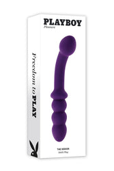 Playboy - The Seeker Double Ended Vibrator - Purple - Stag Shop