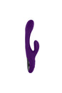 Playboy - The Thrill Rabbit Vibrator With Mid-Shaft Flapper - Purple - Stag Shop