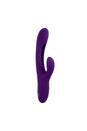 Playboy - The Thrill Rabbit Vibrator With Mid-Shaft Flapper - Purple - Stag Shop