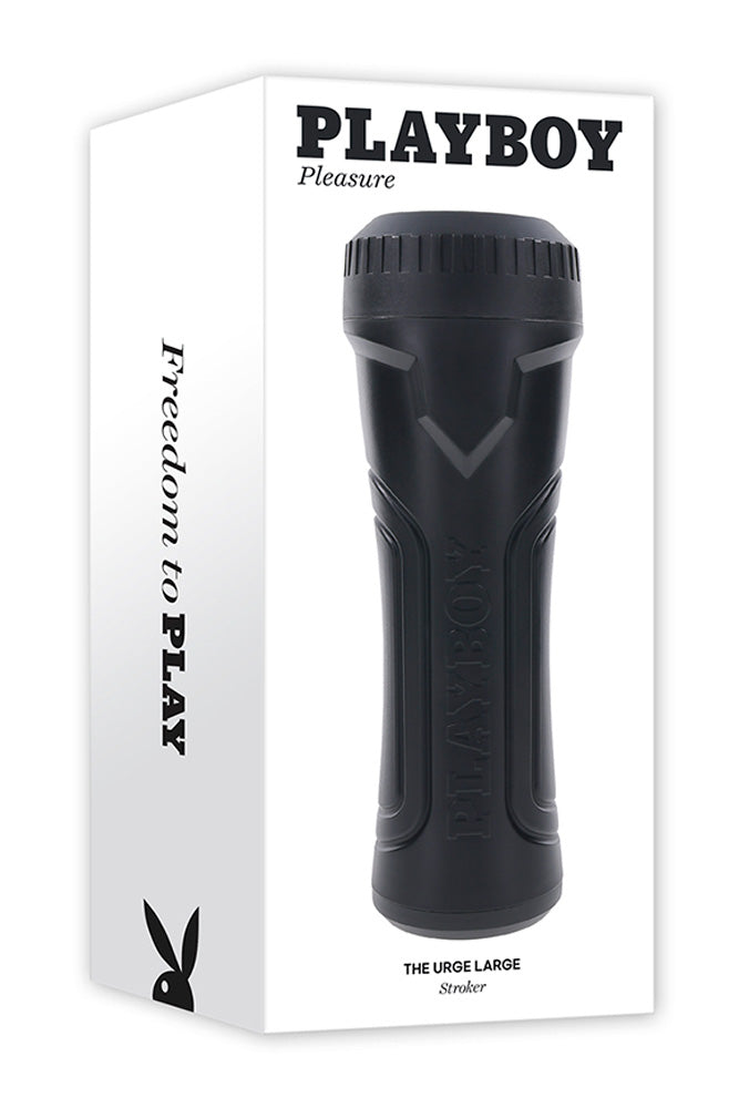 Playboy - The Urge Stroker - Black/Clear - Various Sizes - Stag Shop