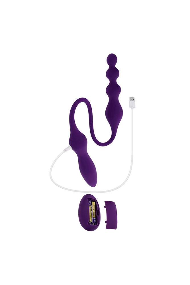 Playboy -  This & That Remote Control Dual-Ended Vibrator & Plug - Stag Shop