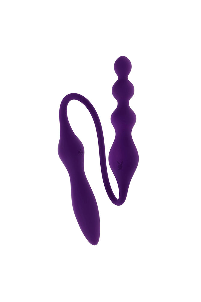 Playboy -  This & That Remote Control Dual-Ended Vibrator & Plug - Stag Shop