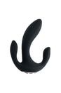 Playboy - Triple Threat Triple Stimulation Vibrator - Black - Stag Shop