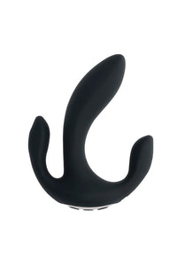Thumbnail for Playboy - Triple Threat Triple Stimulation Vibrator - Black - Stag Shop