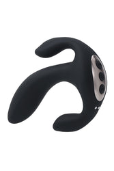 Playboy - Triple Threat Triple Stimulation Vibrator - Black - Stag Shop