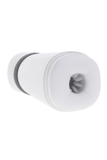 Playboy - Twist & Stroke Warming & Tightening Stroker with UV Cleaning Cap - White - Stag Shop