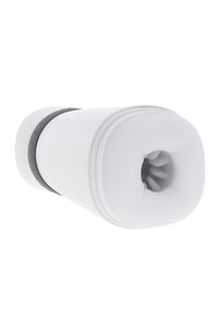 Thumbnail for Playboy - Twist & Stroke Warming & Tightening Stroker with UV Cleaning Cap - White - Stag Shop