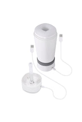 Playboy - Twist & Stroke Warming & Tightening Stroker with UV Cleaning Cap - White - Stag Shop