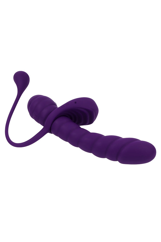 Playboy - Twisted Playground Vibrator with Detachable C-Ring Anal Tail - Stag Shop