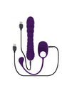 Playboy - Twisted Playground Vibrator with Detachable C-Ring Anal Tail - Stag Shop