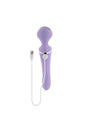 Playboy - Vibrato Dual Ended Wand Vibrator - Lilac - Stag Shop