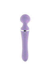 Playboy - Vibrato Dual Ended Wand Vibrator - Lilac - Stag Shop