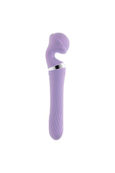 Playboy - Vibrato Dual Ended Wand Vibrator - Lilac - Stag Shop