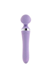 Playboy - Vibrato Dual Ended Wand Vibrator - Lilac - Stag Shop